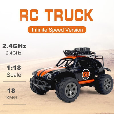 

KY-1816A RC Truck 24G 2WD 118 Scale RC Crawler Off-road Truck Infinite Speed RC Car Solid Durable RC Car Toys for Kids Adults RT