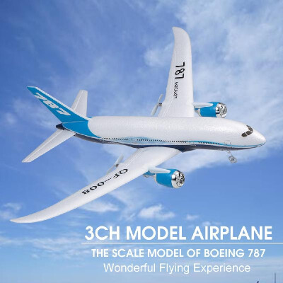 

QF008 Boeing 787 Airplane Miniature Model Plane 3CH 24G Remote Control EPP Airplane RTF RC Toy