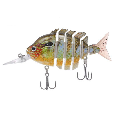 

Lixada 10cm 15g 6 Segment Fishing Lure Multi Jointed Hard Bait Floating Lure Fishing Accessories