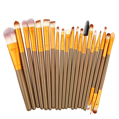 

〖Follure〗20Pcs Makeup Brushes Powder Foundation Eyeshadow Eyeliner Lip Cosmetic Brush