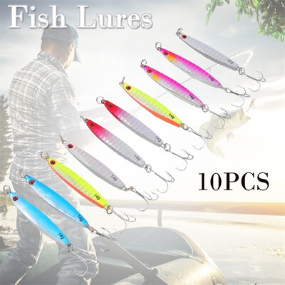 

Mixed Models Fishing Lures Set Lifelike Minnow Lure Crank Baits Tackle Treble Hooks Kit