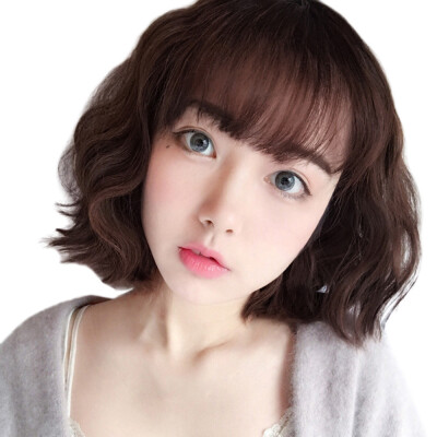 

〖Follure〗Synthetic Wavy Short BOB Womens Wigs Brown Black Natural Hair Wigs Female Fiber