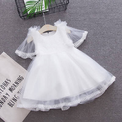 

Girls Dress Summer Baby Clothing Wedding Birthday Baby Dress Tutu 1-3Y Baby Girl Clothes Girl Princess Party Dress 2019