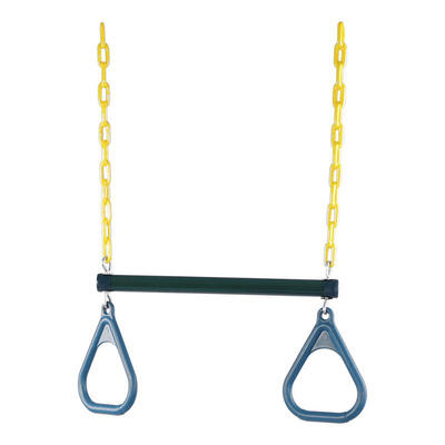 

Greensen Outdoor Toy Trapeze Swing Bar Rings Chain Set Accessories for Gym