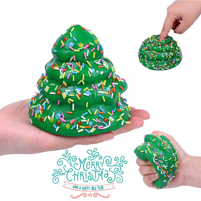 

Gotoamei Stress Reliever Christmas Tree Scented Super Slow Rising Kids Toy Squeeze Toy