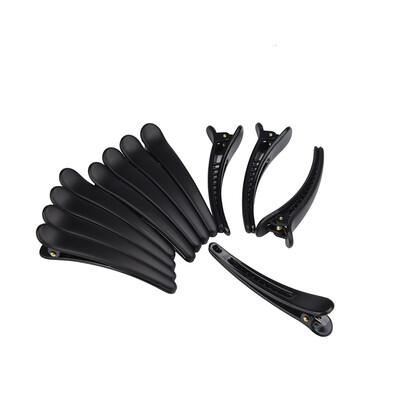 

〖Follure〗12 Pcs Multicolor Plastic Duck Teeth Hair Clips Hairdressing Salon Hairpins Non