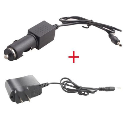 

Saidsome 1PCS 35mm Travel Wall Charger 1PCS Car Charger for Headlamp Headlight Battery flashlight lamp