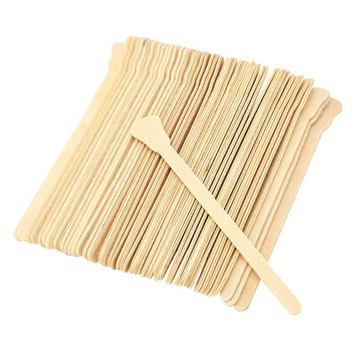 

50pcs Wooden Wax Sticks Spatula Body Skin Hair Removal Cream Beauty Tools