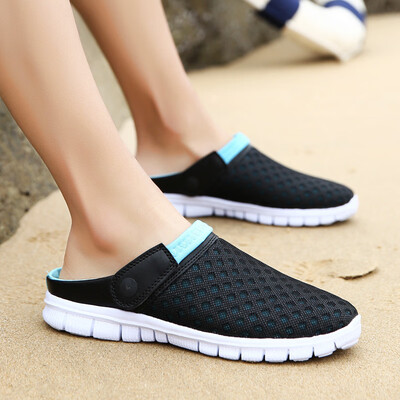 

Dongdong Shoes Mens Sandals Lazy Couples Sand Slip-proof Slip-soled Slippers with No Back