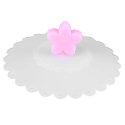 

Creative Cherry Blossoms Lid Cap Anti-Dust Coffee Cup Cover Silicone Sealed