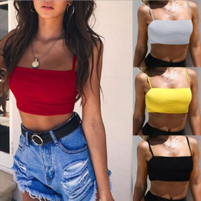 

Style Summer Women Casual Tank Tops Vest Blouse Sleeveless Crop Top Tee Shirt