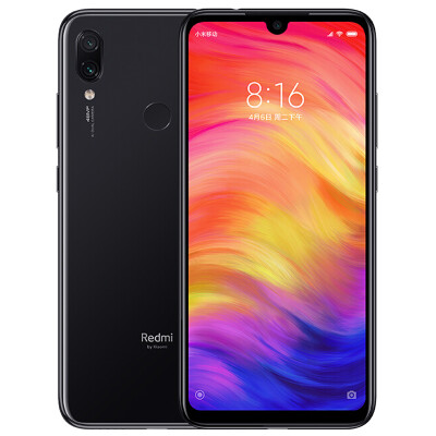 

Millet red rice Redmi Note7 AI double camera 4GB128GB bright black full Netcom 4G dual card dual standby water drop full screen photo game smartphone