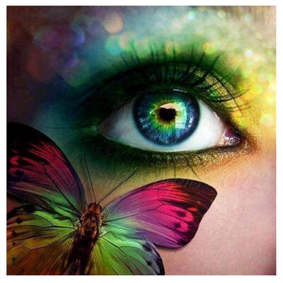 

5D DIY Diamond Painting Novelty Eye Cross Stitch Embroidery Rhinestones Kit