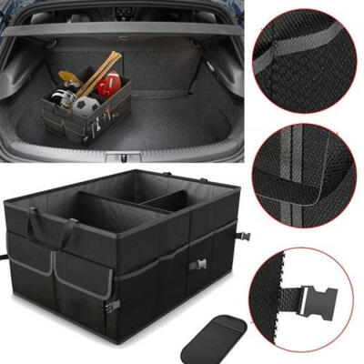

Trunk Cargo Organizer Folding Caddy Storage Collapse Bag Bin for Car Truck SUV