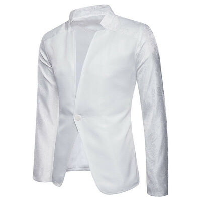 

Stylish Mens One Button Cardigan Jacket Slim Long Sleeve Casual Coat Blazer Tops
