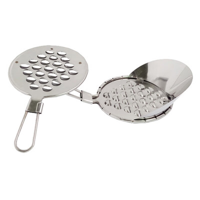 

Jelly scraping scraper roton macroporous stainless steel household jelly scratch knife tool jelly bean cold noodle