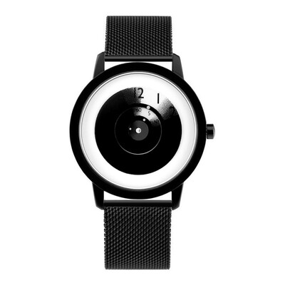 

Enmex Cool Watch Contrast Color Focus Creative Design Colorful Milan Steel Strip Watch