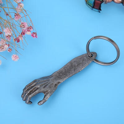 

Greensen Metal Hand Shape Key Ring Antique Silver Keychain Car Bag Accessory Souvenir Gift