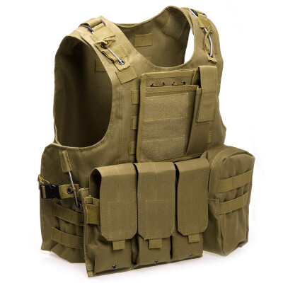 

Outlife Tactical Military Swat Field Battle Airsoft Molle Combat Assault Plate Carrier Vest