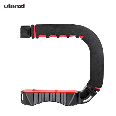 

Ulanzi U-Grip PRO U Shape Bracket Video Handle Handheld Stabilizer Grip Holder with 14 Inch Screw Cold Shoe Mount for DSLR SLR Ca