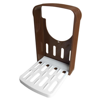 

Bread Slicer Plastic Slicing Toast Loaf Cutter Rack Foldable Kitchen Tools