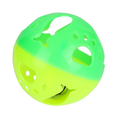 

Pet Cats Puzzle Exercise Toy Scratch Resistant Rolling Plastic Ball Toy With Bell