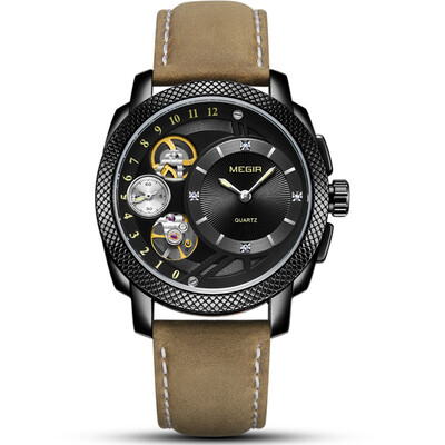 

Meigel megir mens watch mens watch non-mechanical watch fashion business hollow watch sports watch