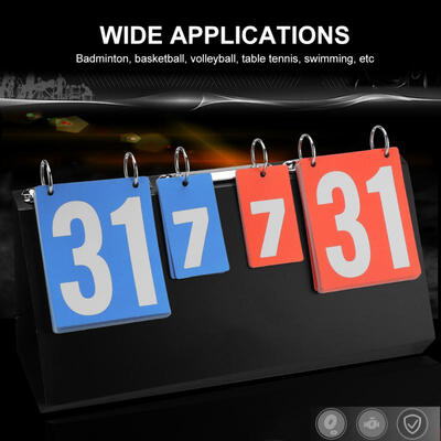 

Greensen 4-Digit Sports Competition Score Board Scoreboard for Table Tennis Basketball Badminton
