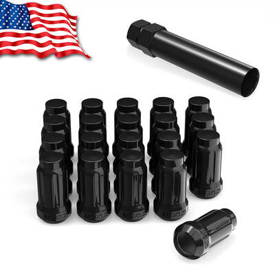 

20 Black 12x125 Spline Lug Nuts Key for Subaru Nissan BRZ FR- STI BAJA