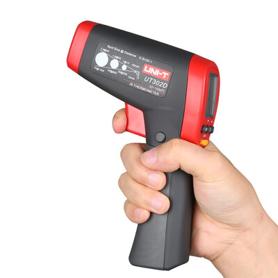 

UNI-T UT302D Infrared Thermometer -26F1922F 201 Digital Meter Non-contact Fast Test MAX MIN AVG DIFF Measurement