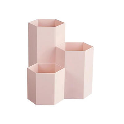 

Nail Polish Cosmetics Box Pen Holder 3 Lattices Makeup Brush Storage Case