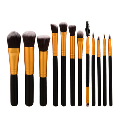 

〖Follure〗12PCS Make Up Foundation Eyebrow Eyeliner Blush Cosmetic Concealer Brushes