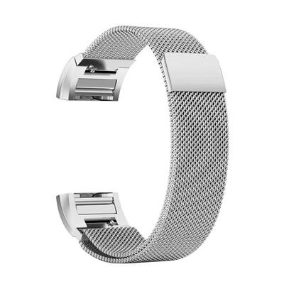 

Magnetic Milanese Stainless Steel Watch Strap Band for Fitbit Charge 2