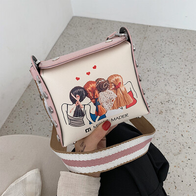 

Ins super fire net red packet wild gas Sen shoulder bag handbag 2019 new fashion girl Messenger bag