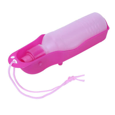 

250ml Dog Water Bottle Feeder Plastic Portable Outdoor Pet Drinking Bottle