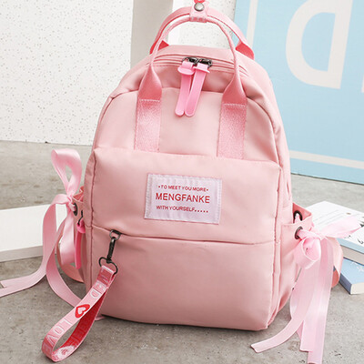 

Tailored Fashion Women Nylon Scarf Large Capacity Student Backpack Travel Couple Bag