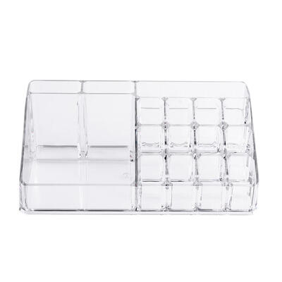 

Portable Clear Acrylic Makeup Organizer Storage Box Cosmetics Storage Case