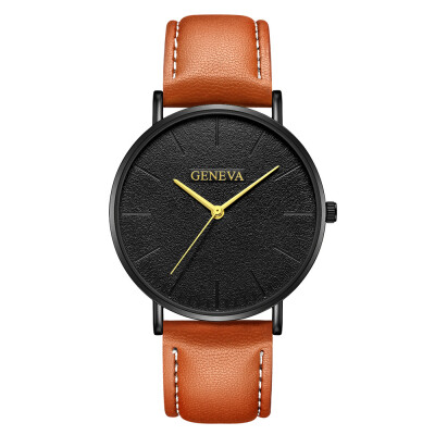 

Cheap Fashion Casual Women Students Minimalist Trend Temperament Art Design Small Dial leather Couple Watches