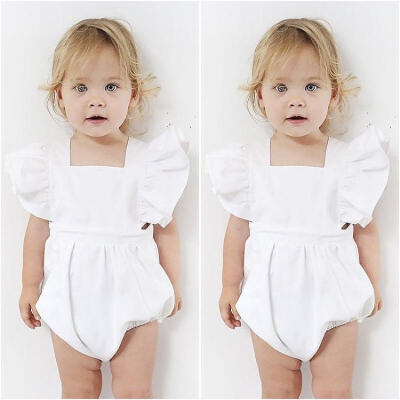 

Newborn Infant Baby Girl Summer Bodysuit Romper Jumpsuit Outfits Sunsuit Clothes