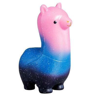 

13CM Jumbo Squishy Squeeze Alpaca Galaxy Slow Rising Cream Scented Gift Soft Toy