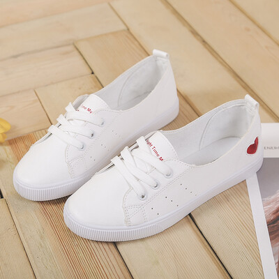 

Small white tide shoes female 2019 summer summer new versatile flat bottom net red one pedal student lazy white shoes autumn