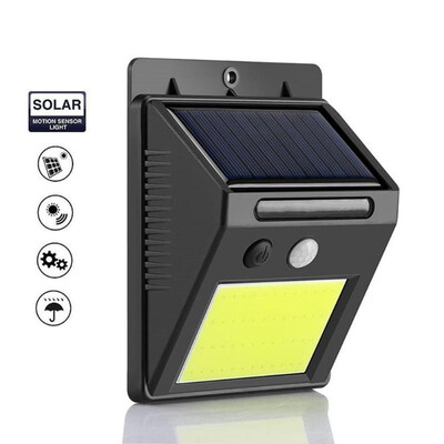 

Outdoor Solar 48LED COB Smart IR Motion Sensor Wall Mount Lights Lamp