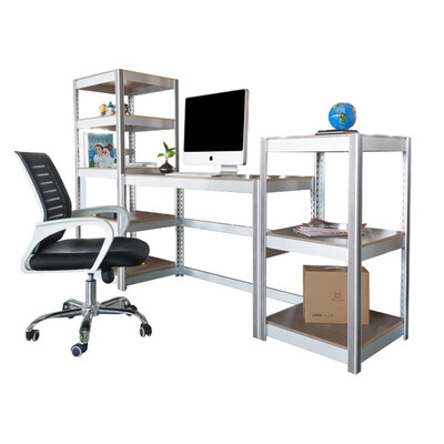 

AIRUMEI 3 story office shelf-mounted shelf Free-standing storage shelf 5099