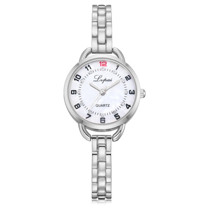 

Fashion Womens Watches Roman Numerals Disc Ladies Quartz Wristwatch Popular Rose Gold Alloy Strap Clock Casual Reloj Mujer
