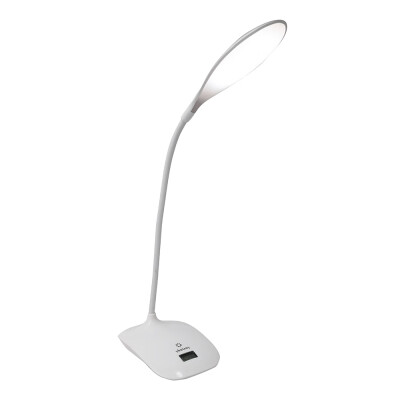 

LED Desk Light USB Rechargeable Touching Sensor Table Reading Lamp Light Time Display Cool Warm Night Light
