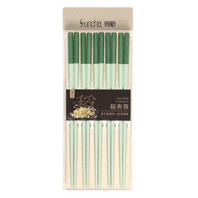 

Suncha Colored Green Rice Husk Chopsticks