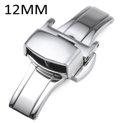 

12MM Stainless Steel Watch Buckle Deployment Butterfly Clasp