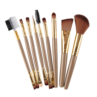 

Toponeto 9pcs Makeup Cosmetic Brushes Eyeshadow Eye Shadow Foundation Blending Brush