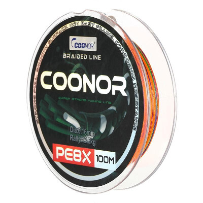 

8 Strands 100M Braided Fishing Line Super Strong Fishing Lines Sea Fishing Thread PE Fishing Line 014mm016mm018mm020mm02