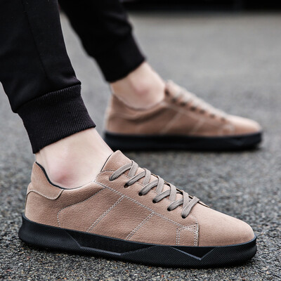 

2019 new autumn shoes mens casual shoes Korean version of the trend of wild mens shoes social spirit guys tide shoes